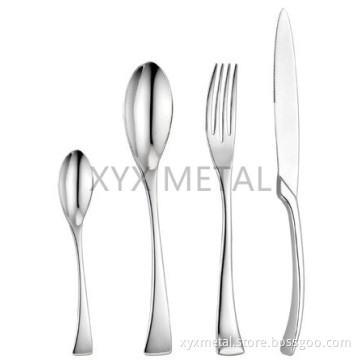 Customized Logo Mirror Polished Stainless Steel Flatware